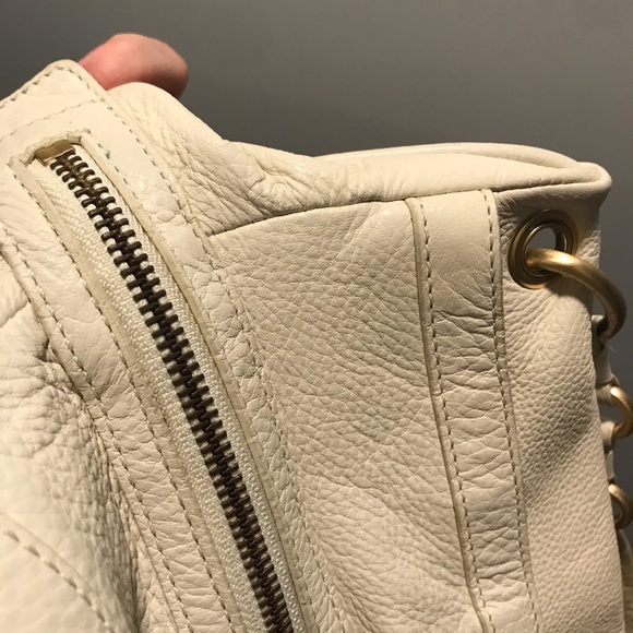 Cole Haan Off-White Gathered Purse - Picture 11 of 16